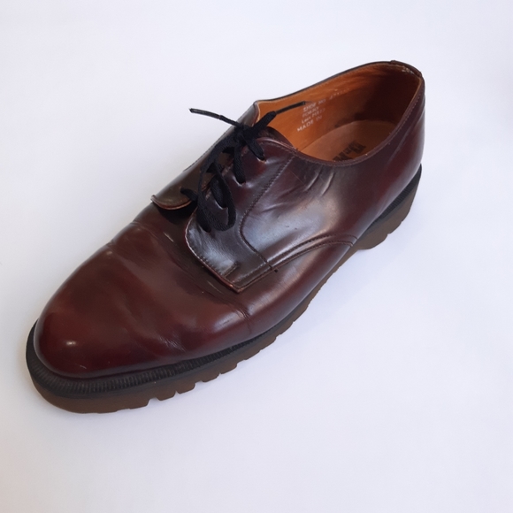 Vintage oxblood Loake x Dr. Martens oxfords - made in England - Picture 4 of 9